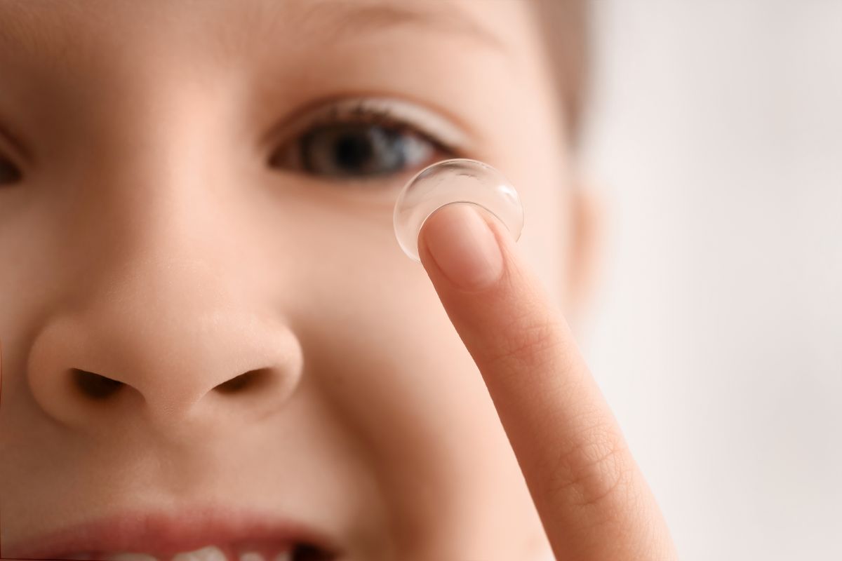 szkła kontaktowe dla dzieci